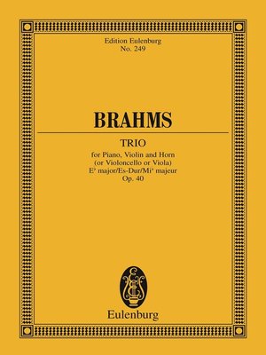 cover image of Trio Eb major